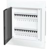 Rozvodnica pod omietku 24 modulová, Mandeks RL24PD priehľadné plastové dvere, IP40, PE+N