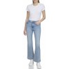 DKNY HIGH RISE FLARE CHAMBERS WASH