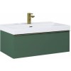 Elita Look skrinka 80x44.9x28.1 cm závesná kúpeľňová skrinka pod umývadlo zelená RE010803027010