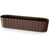 Kinekus Truhlík plastový, hnedý, dĺžka strany 58,7cm, BOARDEE CASE, hnedý
