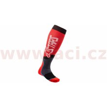 Alpinestars ponožky MX PLUS-2 červená/bílá