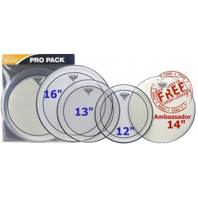 REMO ProPack Pinstripe Clear 12,13,16 + Ambas. 14