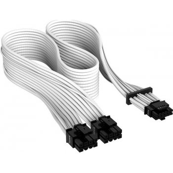 Corsair Premium Individually Sleeved 12+4pin PCIe Gen 5 12VHPWR 600 W cable Type 4 White CP-8920332