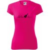 EKG akustická gitara - Dámske Fantasy športové (dresovina) - M ( Neon Pink )