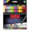 Popisovač Grip Finepen, 0.4 mm, plastové púzdro 30 ks Faber-Castell 151630