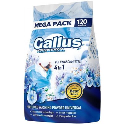 Gallus Professional Prášok na pranie 4v1 Universal 6,6 kg 120 PD