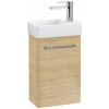 Villeroy & Boch AVENTO skrinka pod umývadlo, 340 x 514 x 202 mm 1 dvierka, pánty vpravo, Nordic Oak A87601VJ