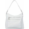 Dámska kožená kabelka cez rameno biela - Delami Jody biela