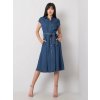 Rue Paris Dress RO-SK-2254.11P-dark blue