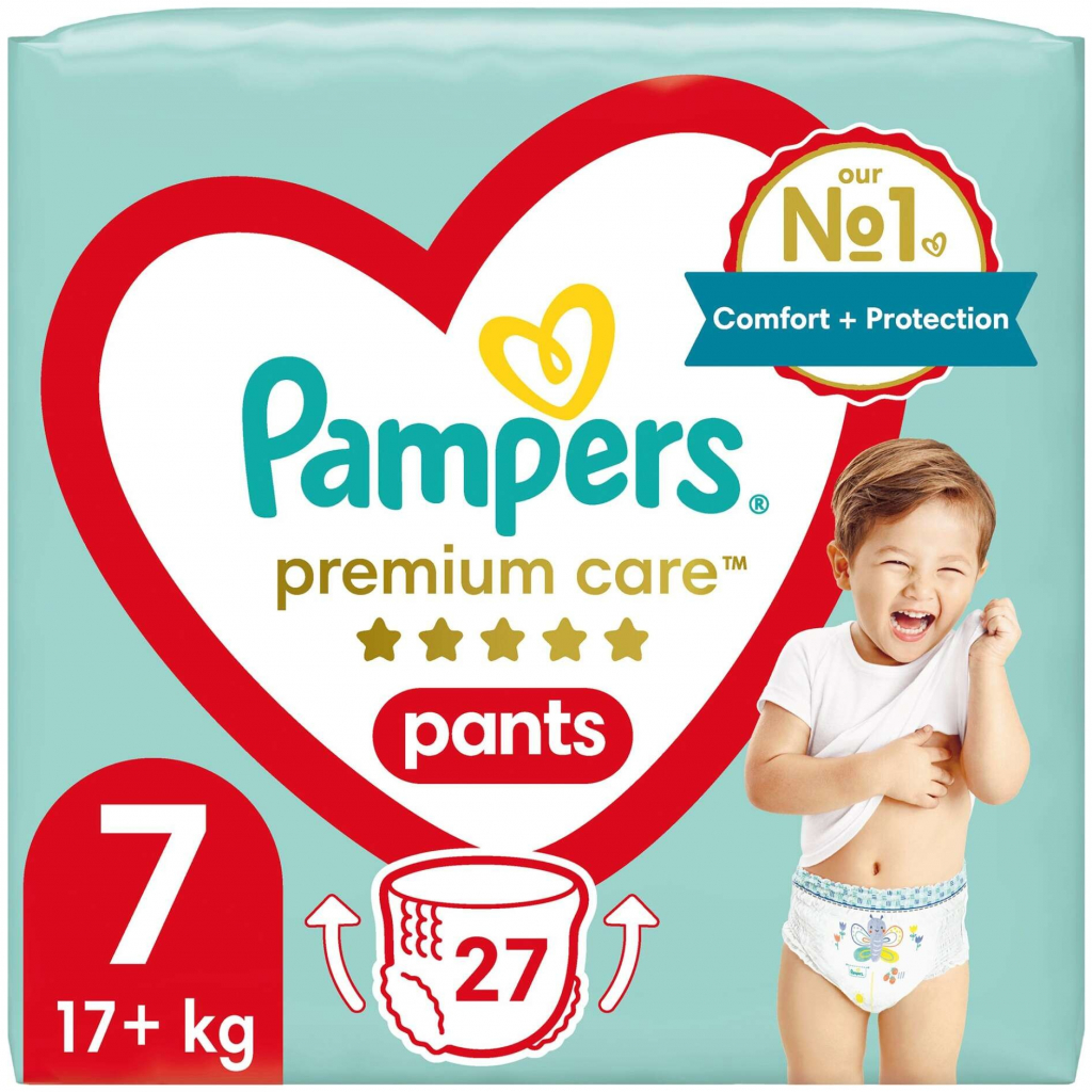 Pampers Premium Care Pants 7 27 ks