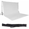 tectake 400780 foto pozadia kompletná sada 3x6m vr. prenosné taškou - biela