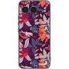 Picasee silikónový čierny obal pre OnePlus Nord 4 - Purple Leaf