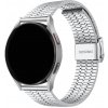 Enem Kovový STRIPE rýchloupínací remienok 22mm - Strieborný IR-AWGW-0693