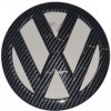 VW GOLF IV (1997-2008) predný znak, logo (12,15 cm) - čierna z uhlíkových vlákien