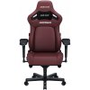 Herné kreslo Anda Seat Kaiser 4 L umelá koža čierno-červené