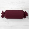 Biante Vankúš valec bonbon Rongo RG-085 Tmavá bordó 15x40