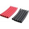 Zmršťovacia bužírka 6.4mm červená + čierna (10) (GF-1460-004)
