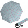 KNIRPS A.200 MEDIUM DUOMATIC Magicdots Sky - elegantní dámský plnoautomatický deštník 9572018792