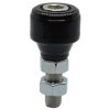 polyamidový vodiace koliesko D-32.5mm, H-39mm, M12 pre horné vedenie posuvných brán