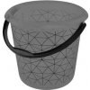 Bucket Keeper Polygon 10 l transparentní černý