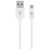 Gembird CC-USB2P-AMMBM-1M-W USB 2.0, USB A, Micro-USB B, bílý
