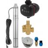 AQUA OLA Automatická domáca vodáreň s ponorným čerpadlom SQOLA-0,75 s ADARA 6 + redukčný ventil, 750W, výtlak 112m, nerezová, do vrtu a studne