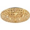 Krištáľové svietidlo IDEAL LUX King PL5 Oro 073187