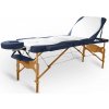 Skladací masážny stôl TANDEM Profi W3D DUO Farba: bielo-modrá 195*70 cm / 16,6 kg / 2 farby