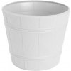 Kvetináč ELBA Drevo 30cm biely
