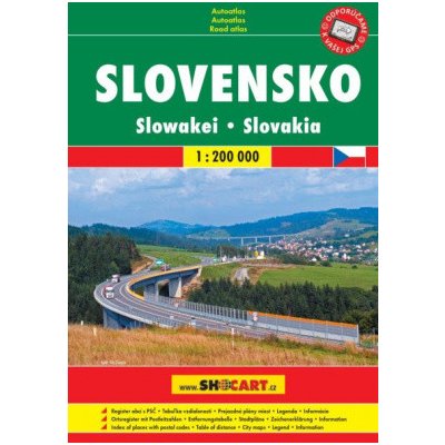 Slovensko 1:200 000 / autoatlas A5, spirála