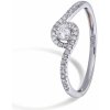 Blink-Blink Elegantný diamantový prsteň z bieleho zlata 0.20 ct 1652BDA