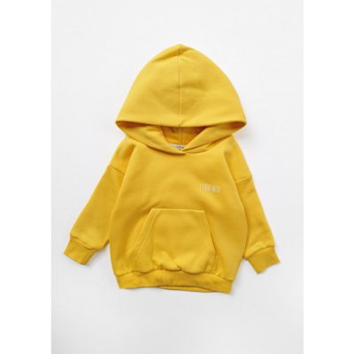 I love milk Pure Kids hoodie Sunny Yellow