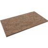 TOPTRADE povrch náhradný, plsť hnedá, 250 x 130 x 10 mm