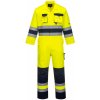 Portwest TX55 Nantes Hi-Vis kombinéza žltá-námornícka modrá S