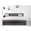 Ahorn DUOVITA 90 x 200 BK laty - rozkladacia posteľ a sedačka 90 x 200 cm s podrúčkami - dub svetlý / hnedý / agát, lamino