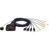 ATEN 2-port 4K HDMI KVM USB mini CS-22H