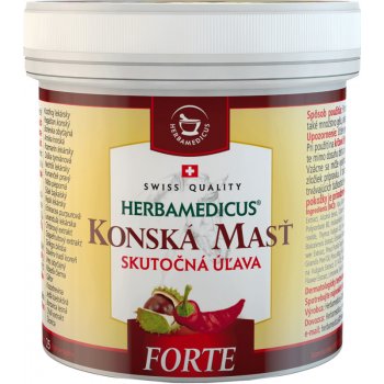 Herbamedicus konská masť Forte hrejivá 500 ml