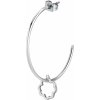 La Petite Story Oceľová single náušnica s príveskom pre šťastie LPS02AQM17