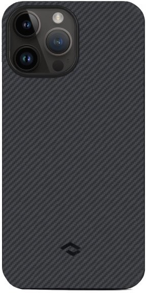 Púzdro Pitaka MagEZ 3 iPhone 14 Pro Max - sivočierne