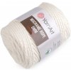 Pletacia priadza Macrame Rope Ø5 mm 500 g rozčesávacia - 1 ks 2 (752) krémová najsvetl