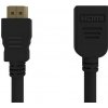 Gembird kábel HDMI (M) na HDMI (F) High speed, s Ethernetom, predlžovací, 0,5 m, čierny CC-HDMI4X-0.5M
