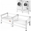 Podstavec pod práčku 124,5x53,5x37CM s výsuvnou policou