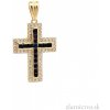 Zlatnictvo.sk Zlatý prívesok Krížik PRI25101