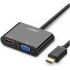 Redukcia UGREEN HDMI/VGA + HDMI Converter (40744) čierna