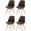 Sada jedálenských stoličiek CT-751 BR2, 4 ks