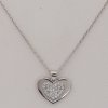 KA NNCV058W - Zlatá retiazka srdce z bieleho zlata 42-45 2.50 g