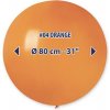 Svet balonku Guľatý pastelový balónik 80 cm oranžový