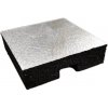 Gumová podložka pod konštrukciu fotovoltaickej elektrárne FLOMA UniPad - dĺžka 26 cm, šírka 26 cm, výška 7 cm