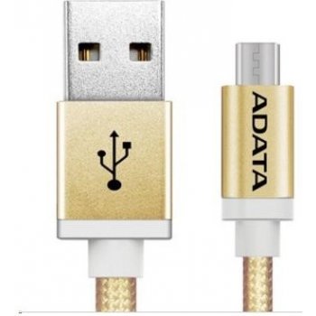 Adata AMUCAL-100CMK-CGD microUSB, 1m, zlatý