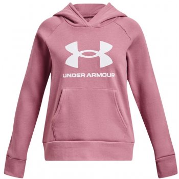 Under Armour Mikina s kapucňou UA Rival Fleece BL Hoodie-PNK 1379615-697